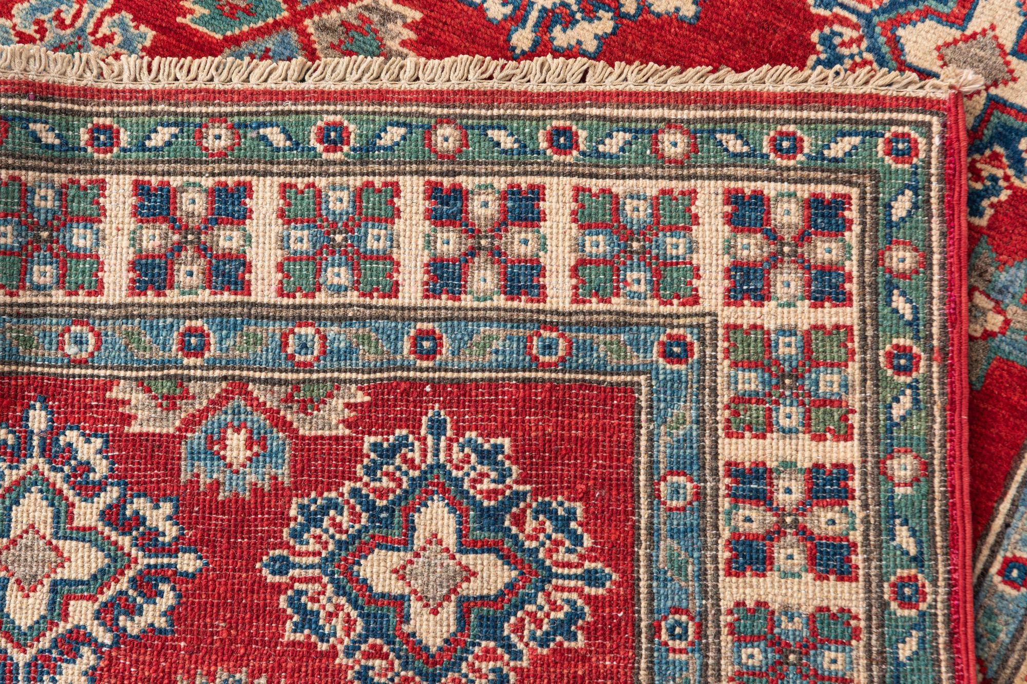 3' 5 x 5' 1 Hand Knotted Kazak Rug