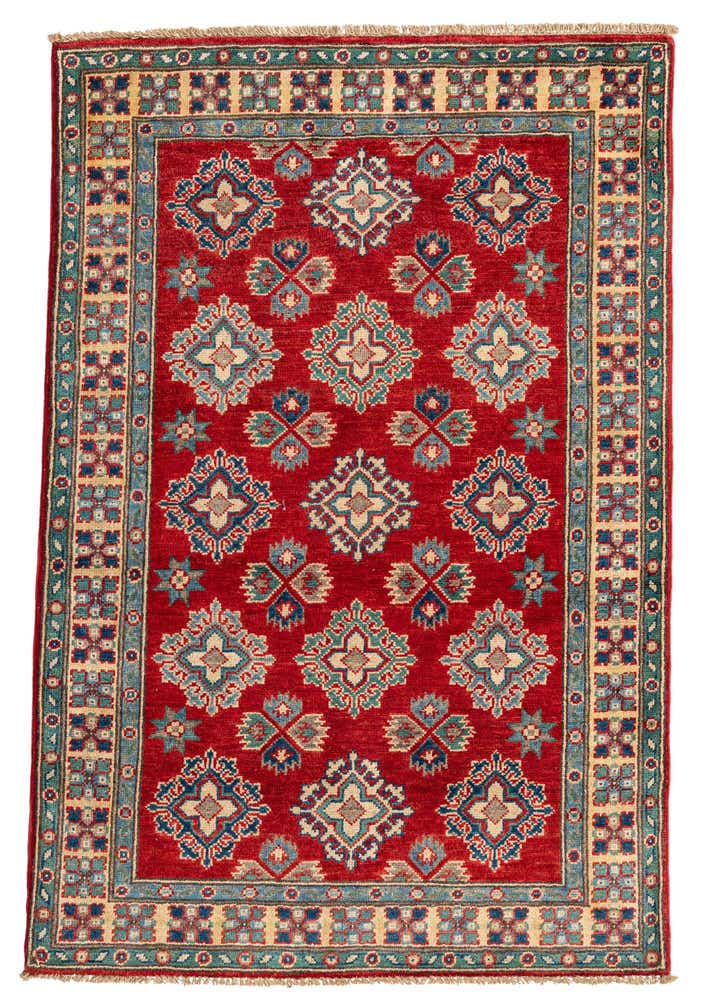 3' 5 x 5' 1 Hand Knotted Kazak Rug