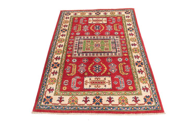3' 5 x 5' Hand Knotted Kazak Rug