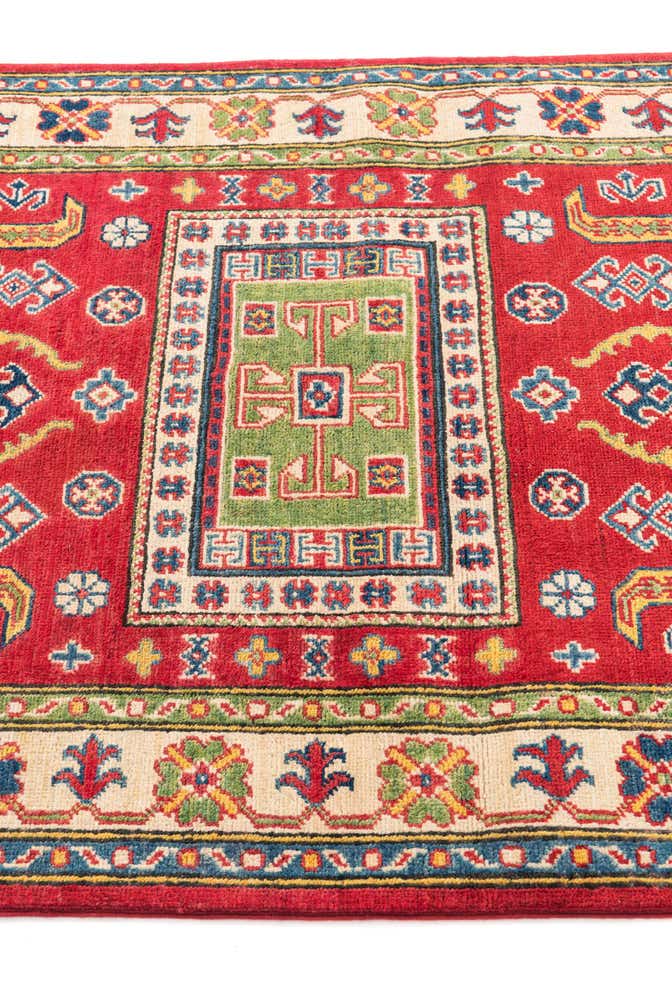 3' 5 x 5' Hand Knotted Kazak Rug
