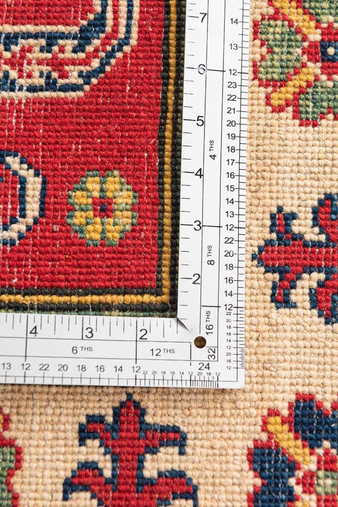 3' 5 x 5' Hand Knotted Kazak Rug
