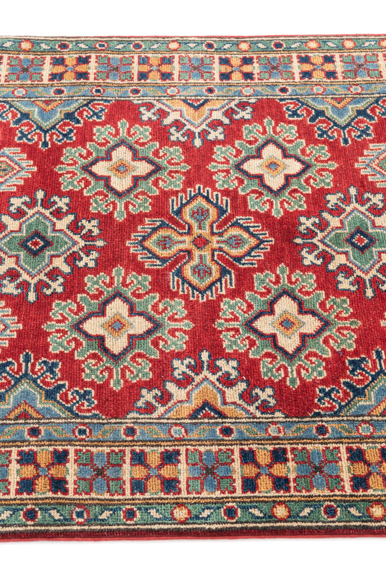 3' 2 x 5' Hand Knotted Kazak Rug
