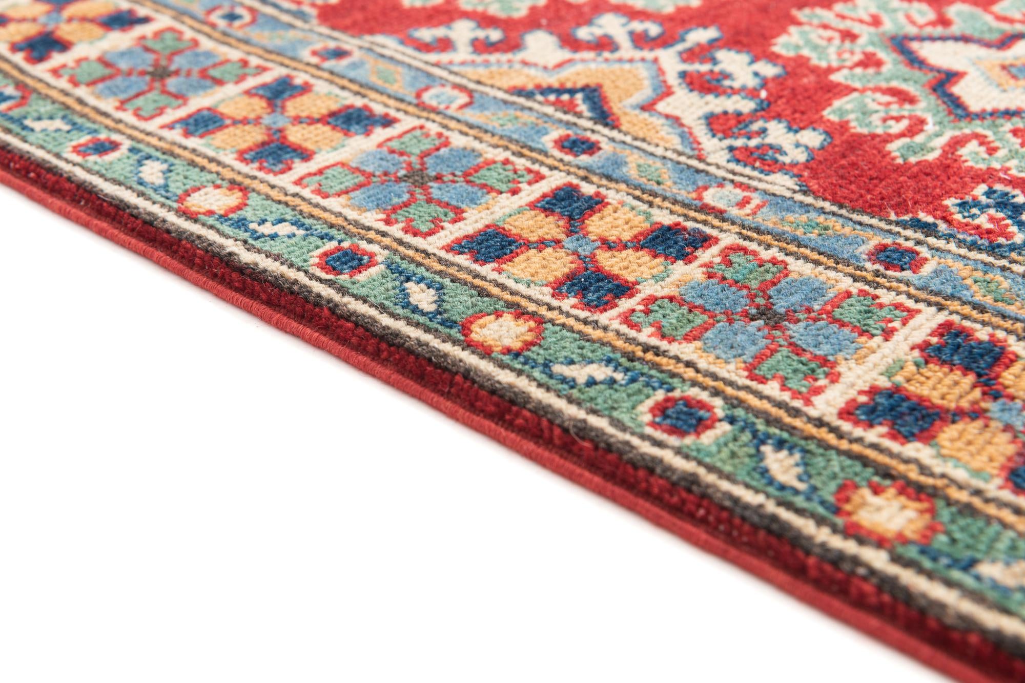 3' 2 x 5' Hand Knotted Kazak Rug