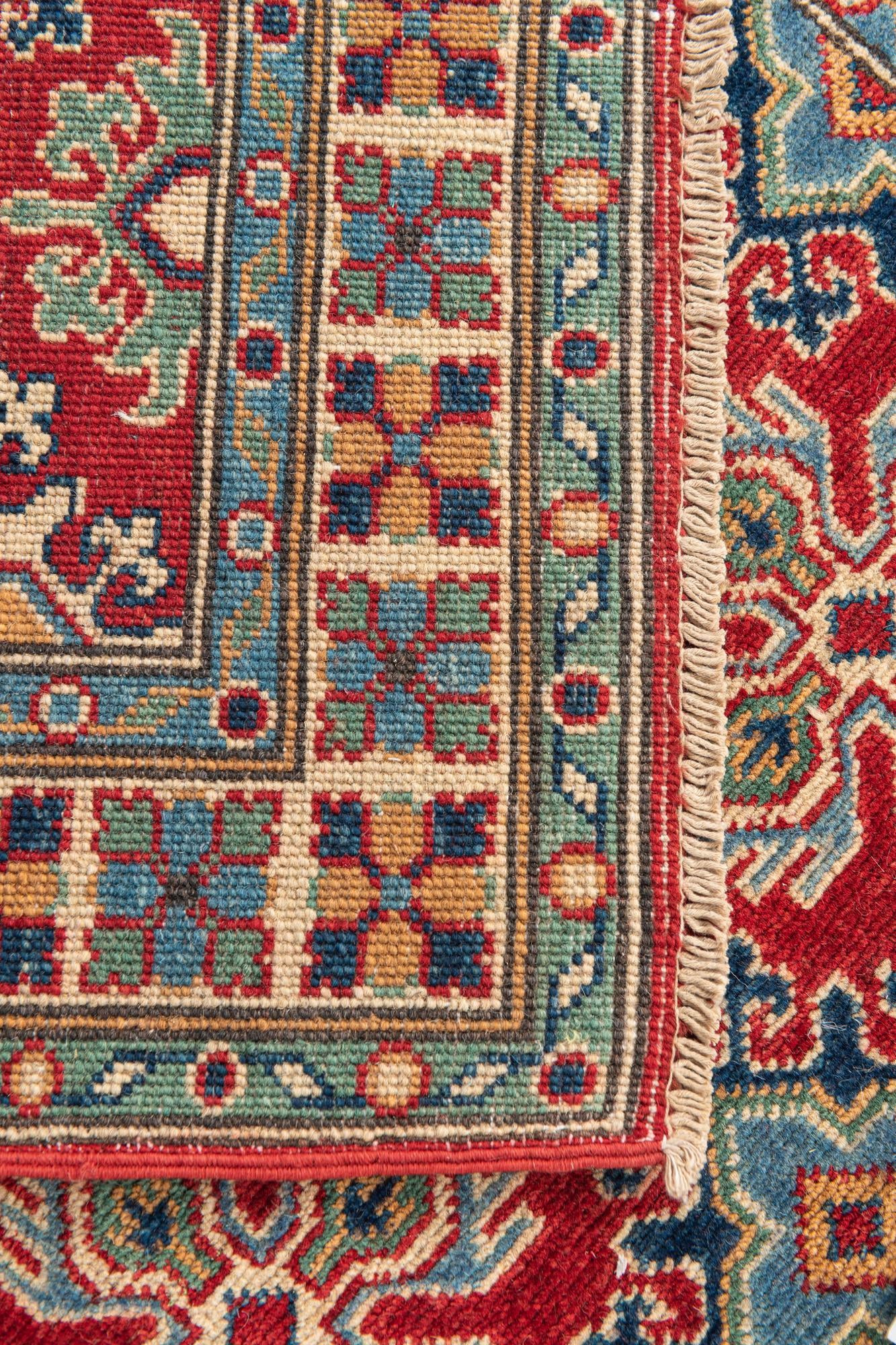 3' 2 x 5' Hand Knotted Kazak Rug