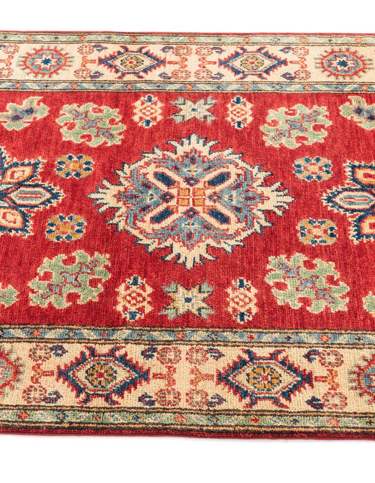 Detail image of 3' 4 x 5'  Hand Knotted Kazak Rug