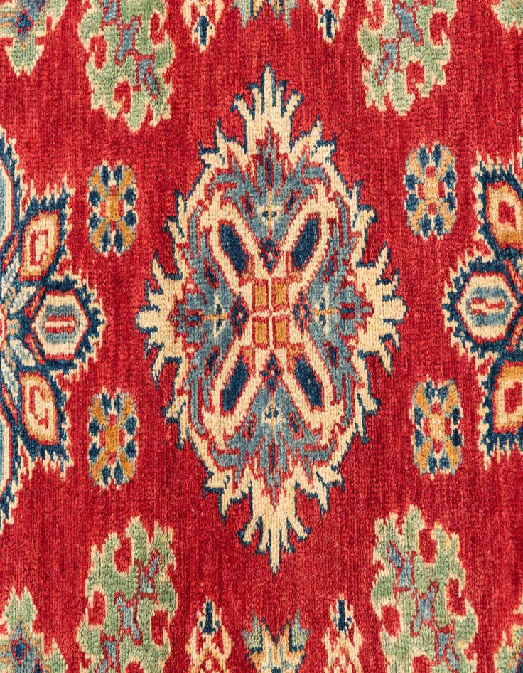 Detail image of 3' 4 x 5'  Hand Knotted Kazak Rug