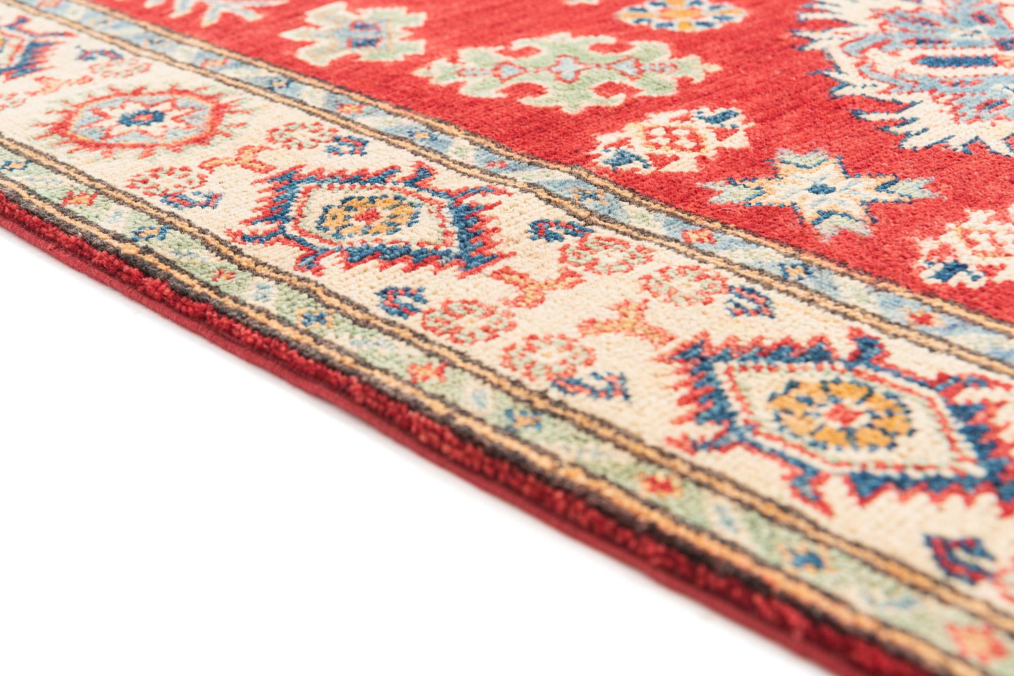 3' 4 x 5' Hand Knotted Kazak Rug