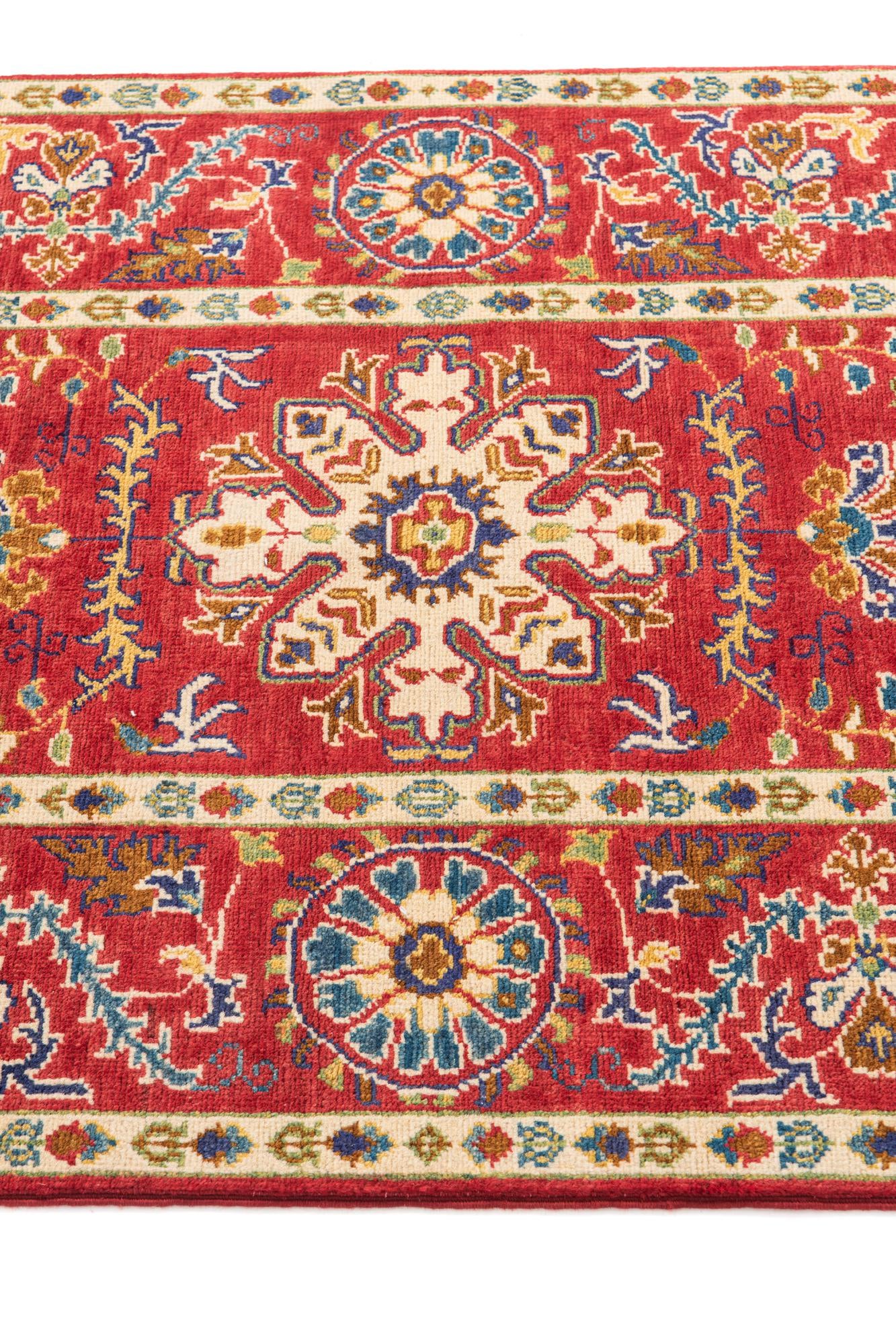3' 1 x 4' 10 Hand Knotted Kazak Rug