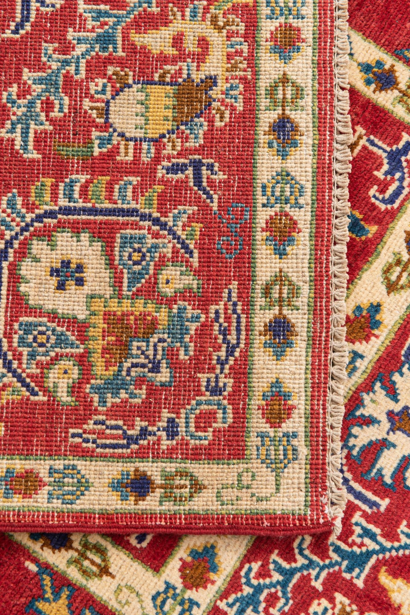 3' 1 x 4' 10 Hand Knotted Kazak Rug