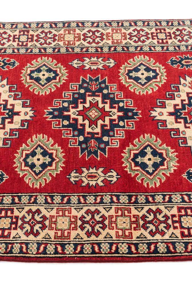 3' 5 x 4' 10 Hand Knotted Kazak Rug