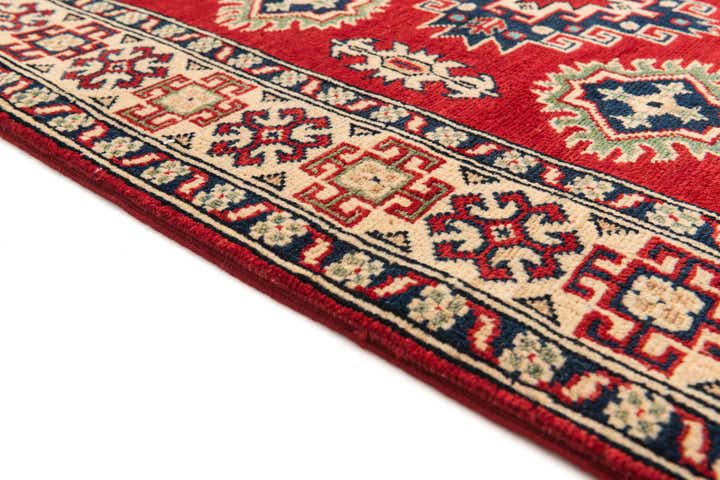 3' 5 x 4' 10 Hand Knotted Kazak Rug