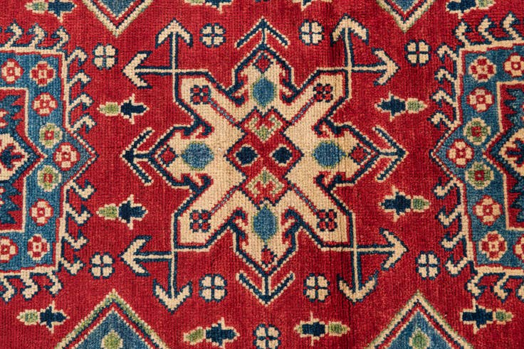 Detail image of 3' 3 x 5' 1 Hand Knotted Kazak Rug