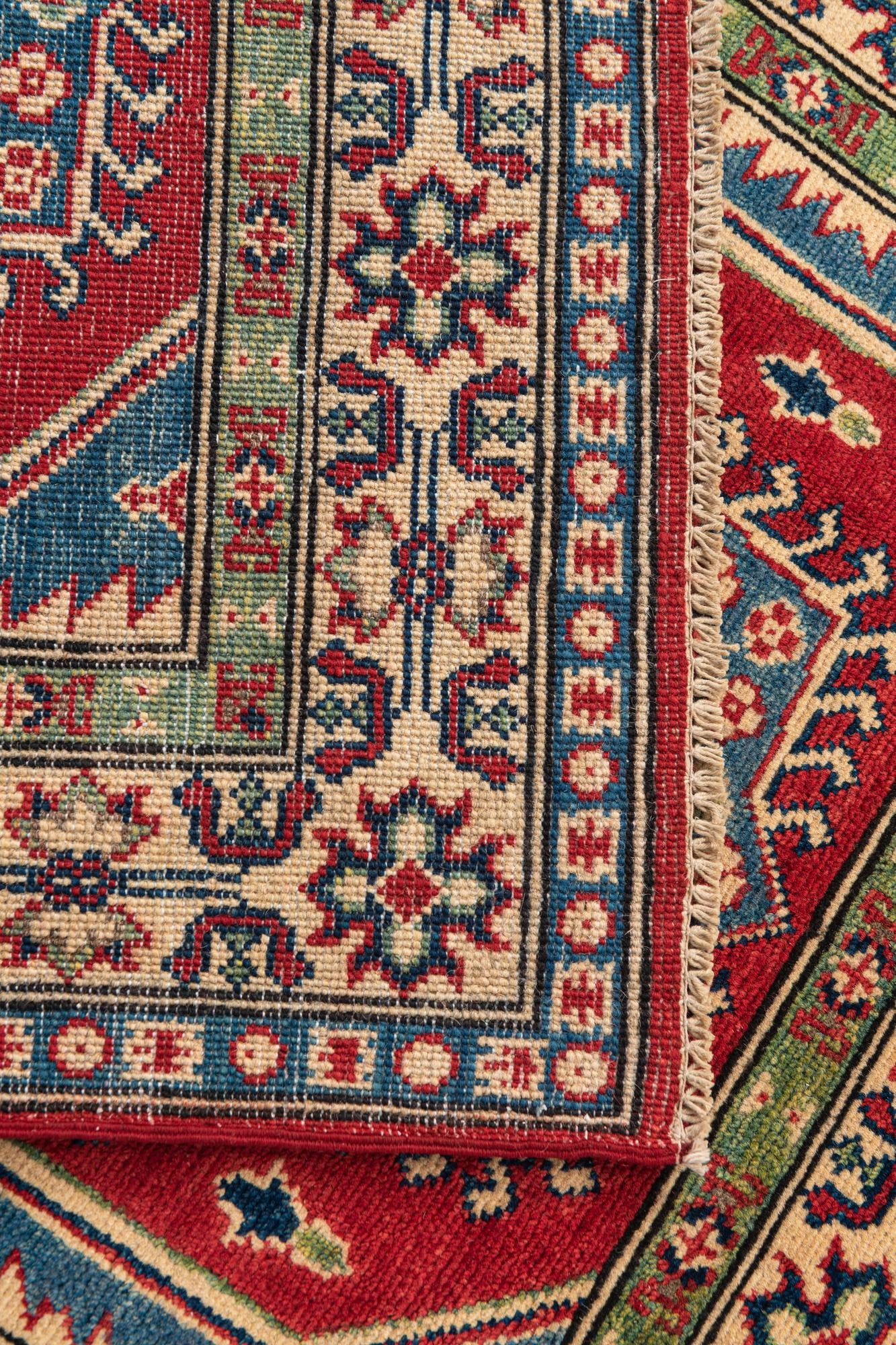 3' 3 x 5' 1 Hand Knotted Kazak Rug