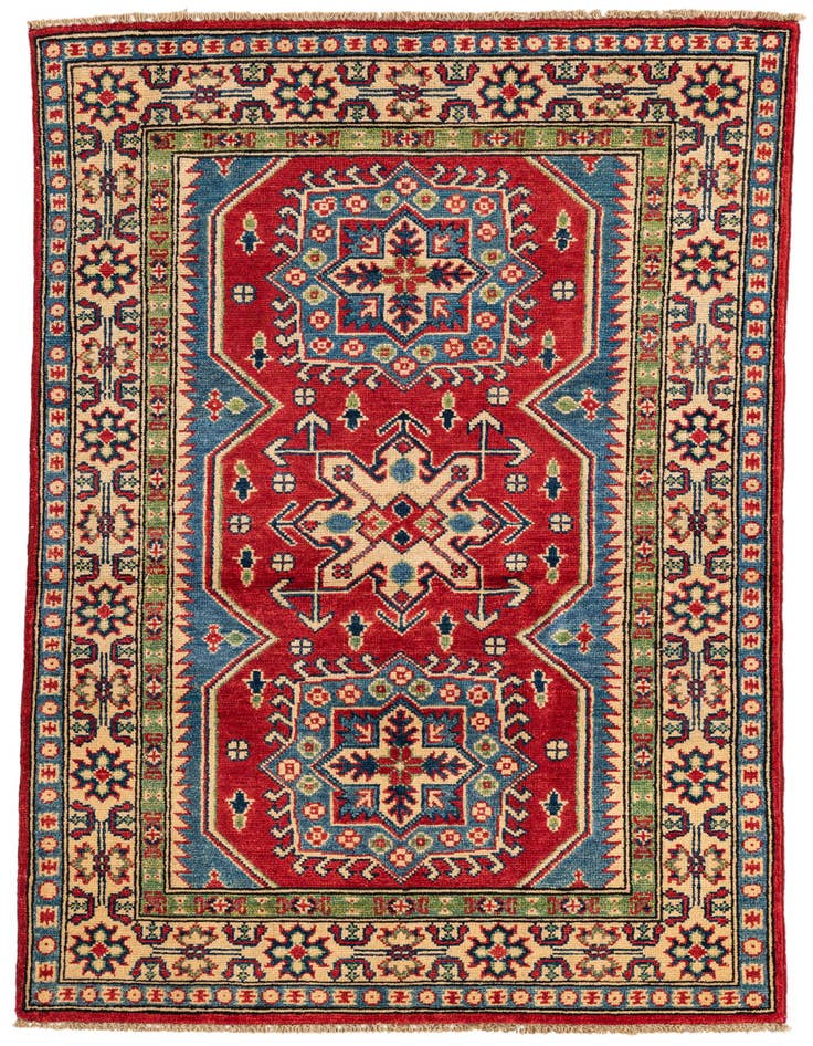 Detail image of 3' 3 x 5' 1 Hand Knotted Kazak Rug