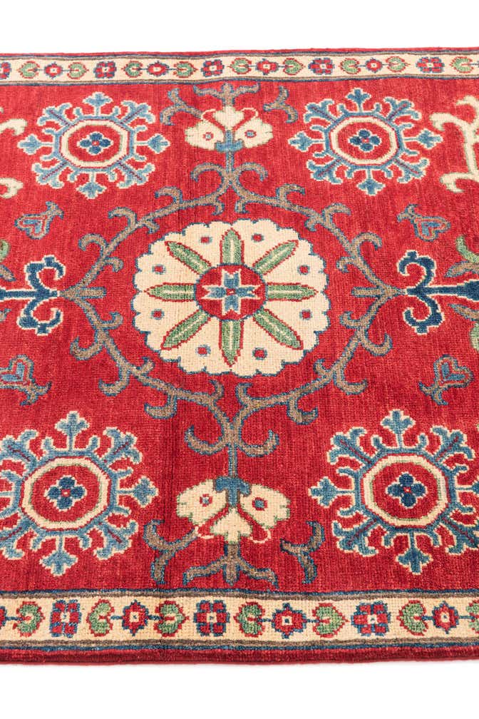 3' 4 x 5' 2 Hand Knotted Kazak Rug