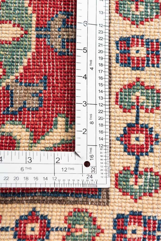 3' 4 x 5' 2 Hand Knotted Kazak Rug