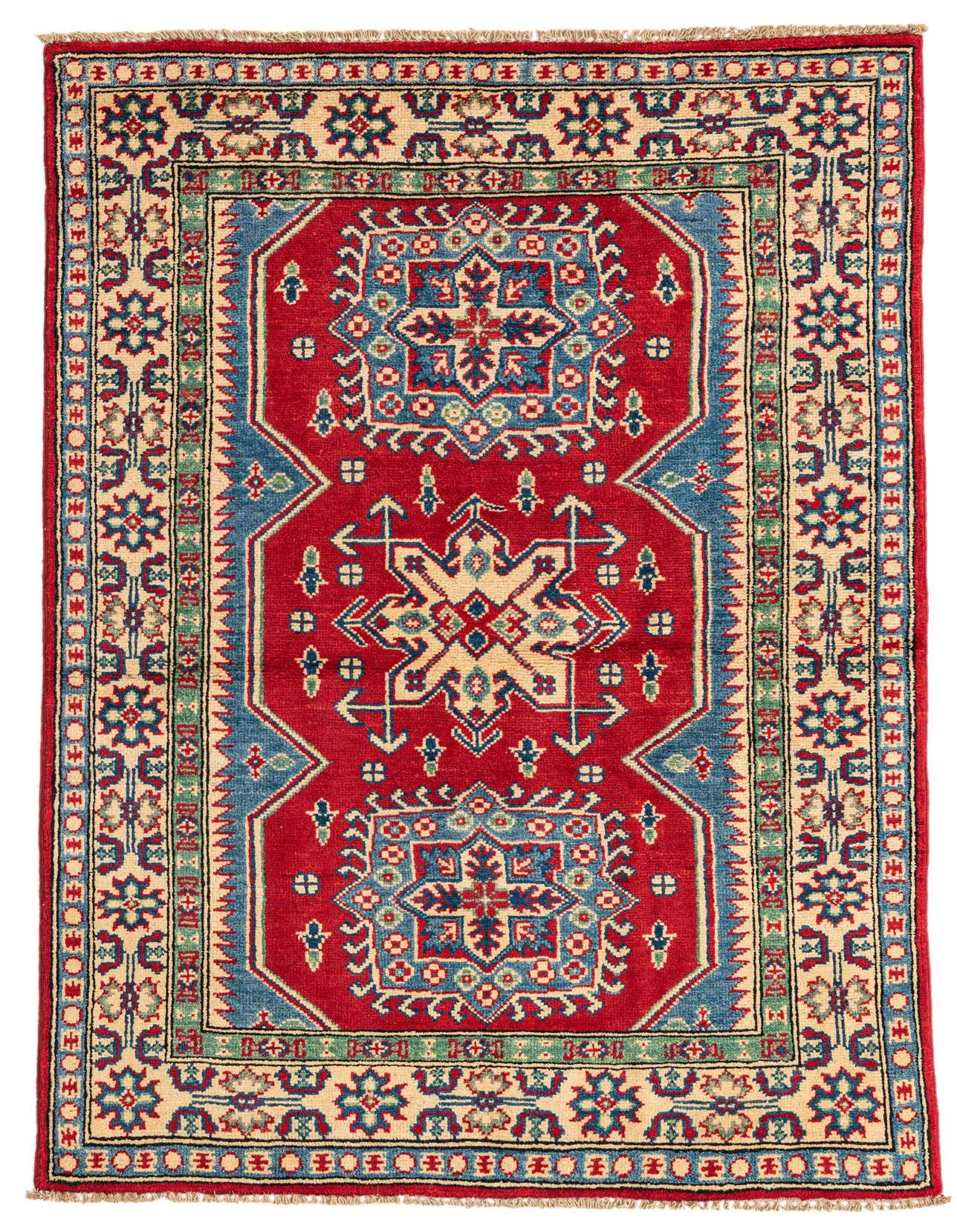 3' 3 x 5' 1 Hand Knotted Kazak Rug