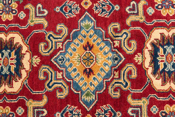 3' 5 x 4' 10 Hand Knotted Kazak Rug