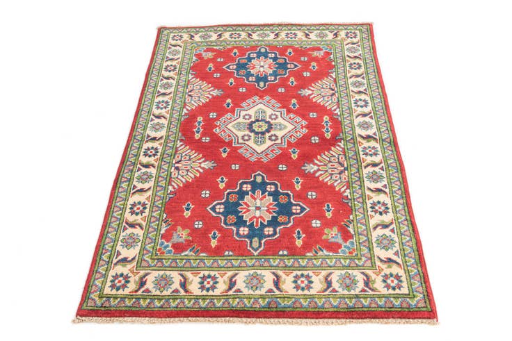 Detail image of 3' 2 x 5' Hand Knotted Kazak Rug