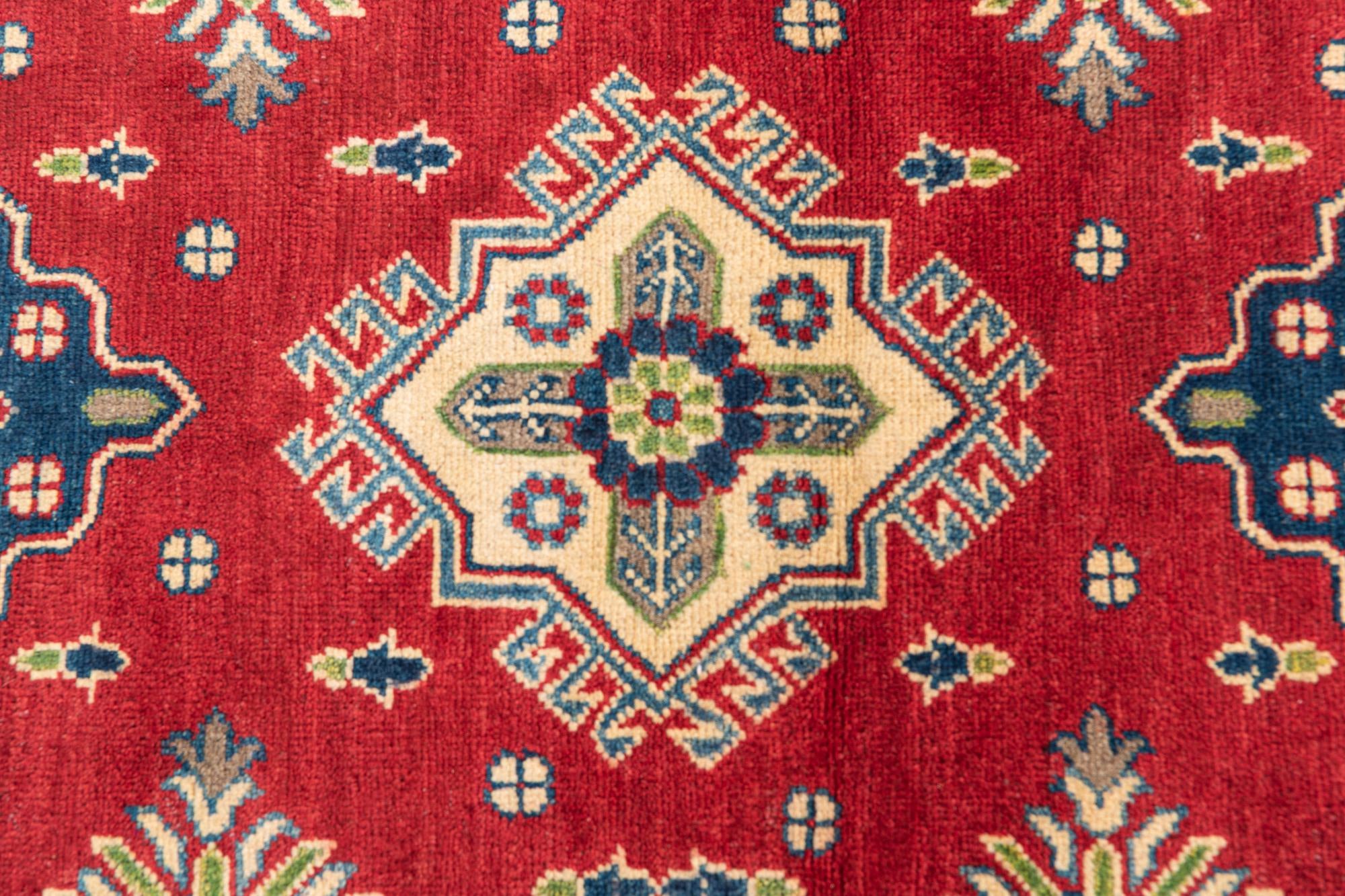 3' 2 x 5' Hand Knotted Kazak Rug