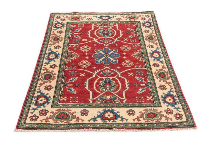 3' 3 x 5' Hand Knotted Kazak Rug