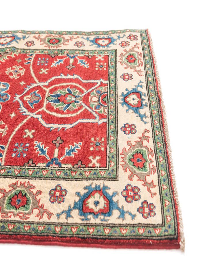 Detail image of 3' 3 x 5' Hand Knotted Kazak Rug