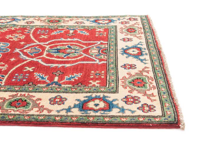 3' 3 x 5' Hand Knotted Kazak Rug