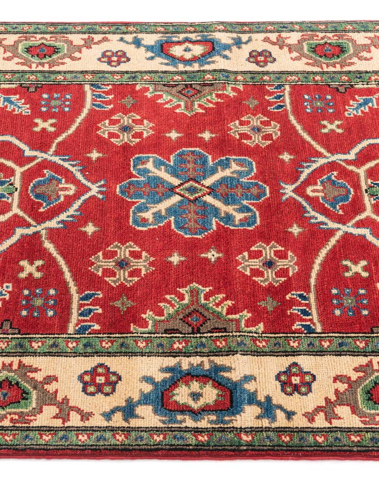 Detail image of 3' 3 x 5' Hand Knotted Kazak Rug