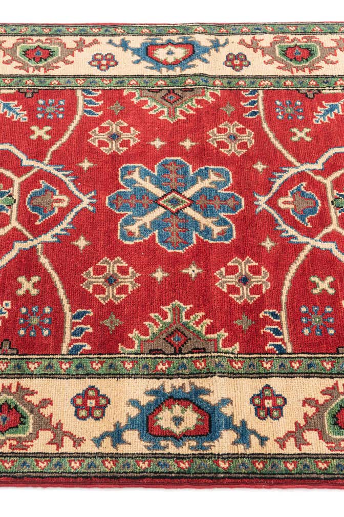3' 3 x 5' Hand Knotted Kazak Rug