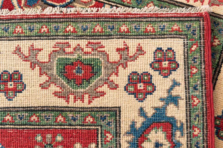 3' 3 x 5' Hand Knotted Kazak Rug