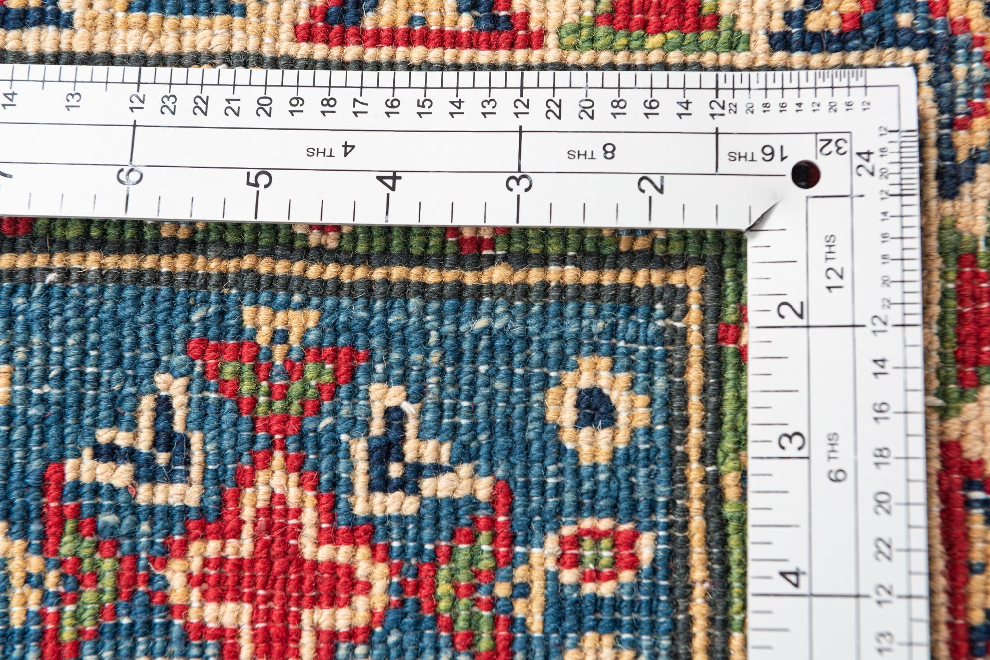 3' 3 x 4' 9 Hand Knotted Kazak Rug