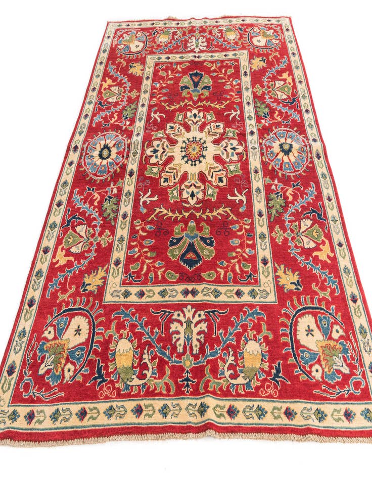 Detail image of 5' 7 x 8' 2  Hand Knotted Kazak Rug