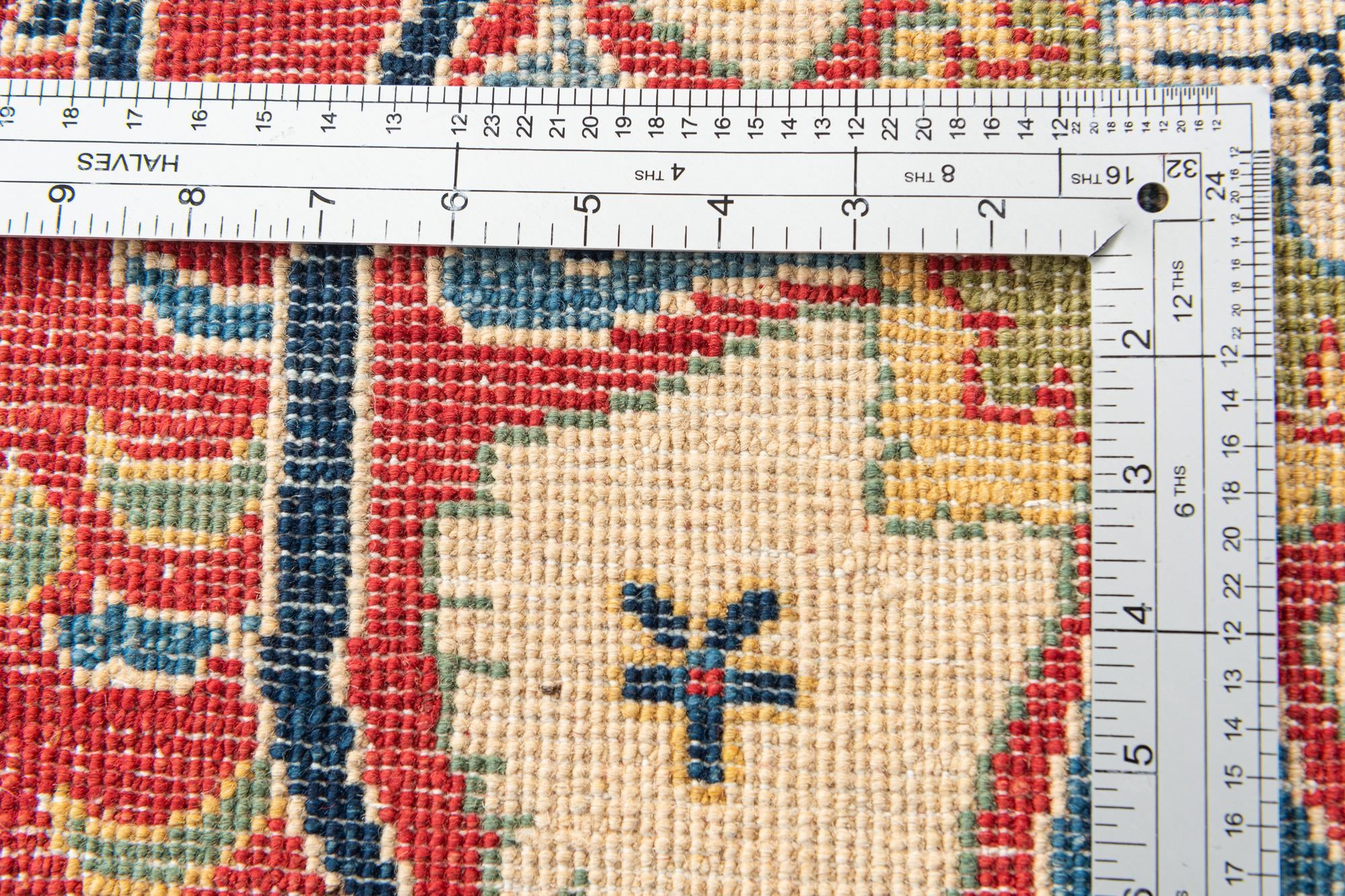 5' 7 x 8' 2 Hand Knotted Kazak Rug