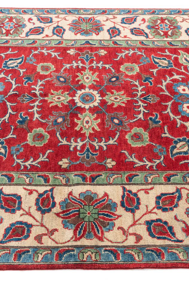 Detail image of 5' 7 x 7' 10 Hand Knotted Kazak Rug