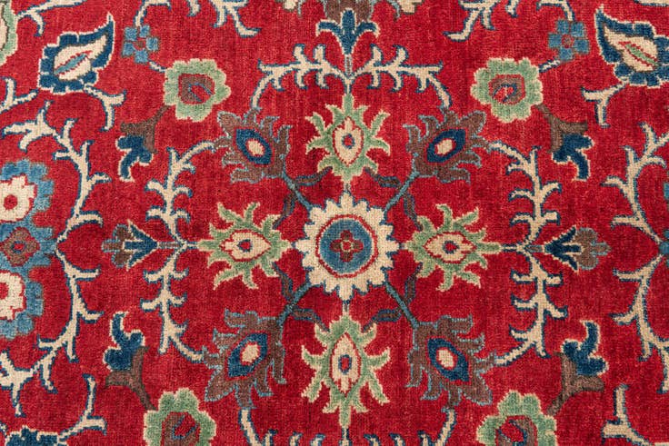 Detail image of 5' 7 x 7' 10 Hand Knotted Kazak Rug