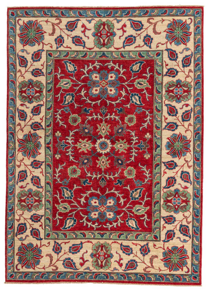 Detail image of 5' 7 x 7' 10 Hand Knotted Kazak Rug