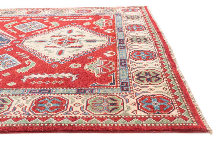 Detail image of 5' 6 x 7' 10 Hand Knotted Kazak Rug