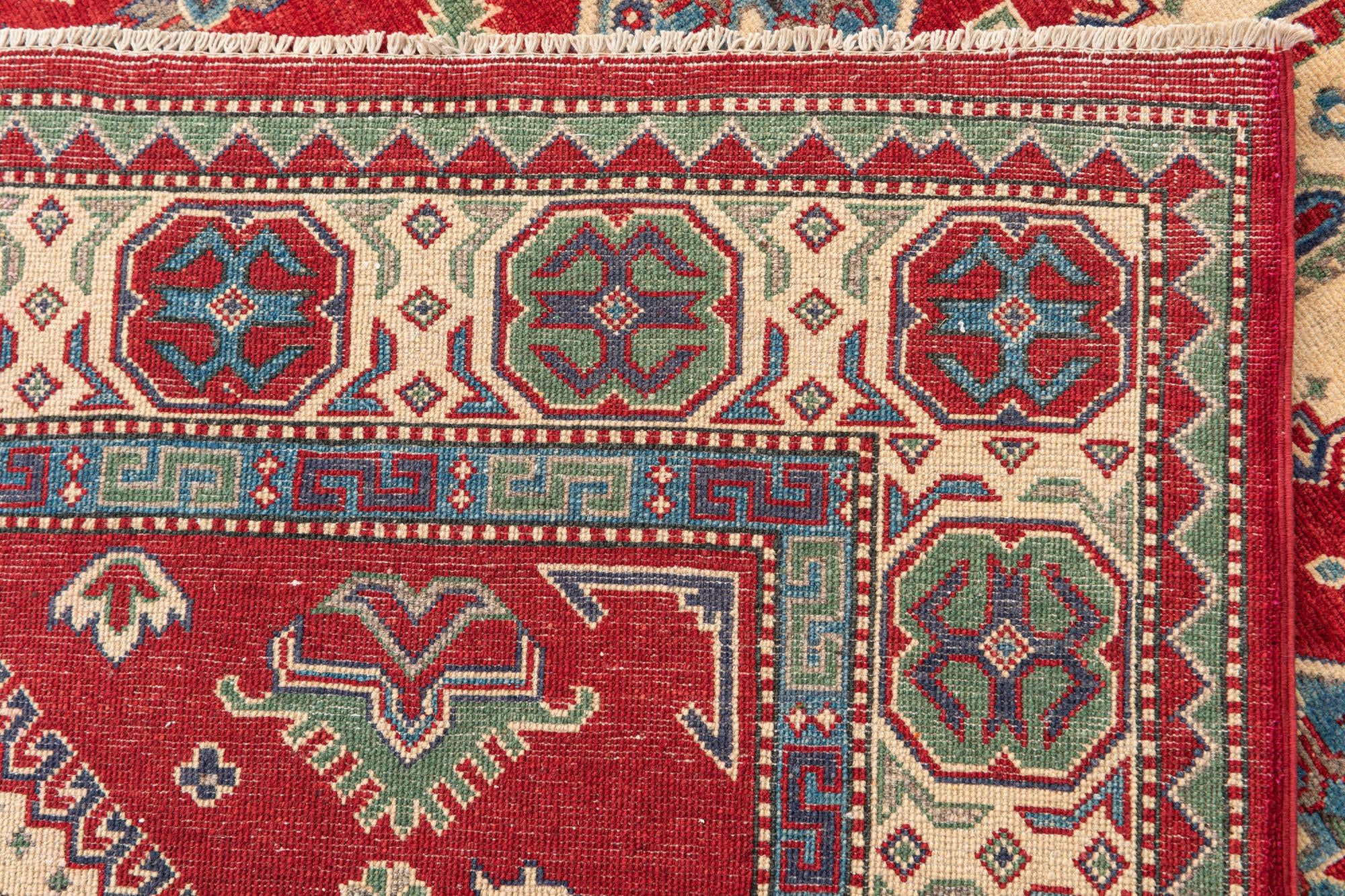 5' 6 x 7' 10 Hand Knotted Kazak Rug