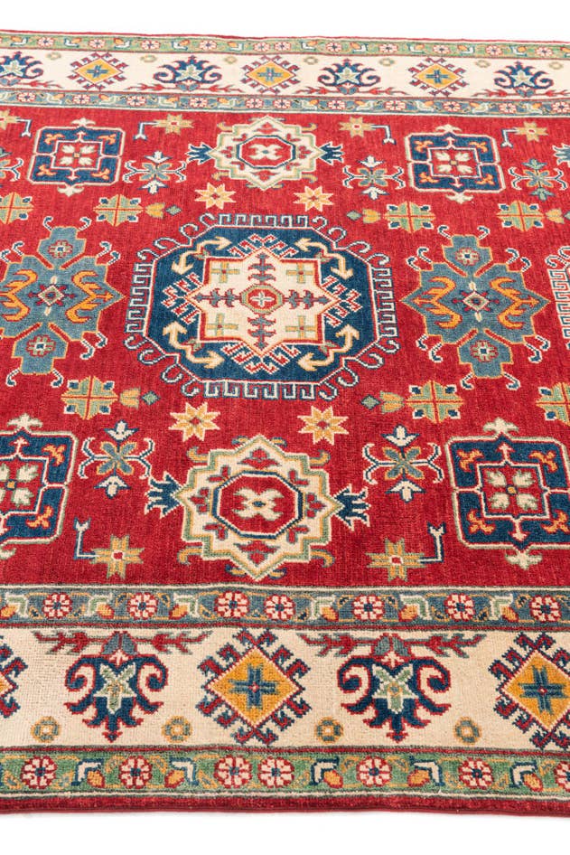 Detail image of 5' 9 x 8' Hand Knotted Kazak Rug