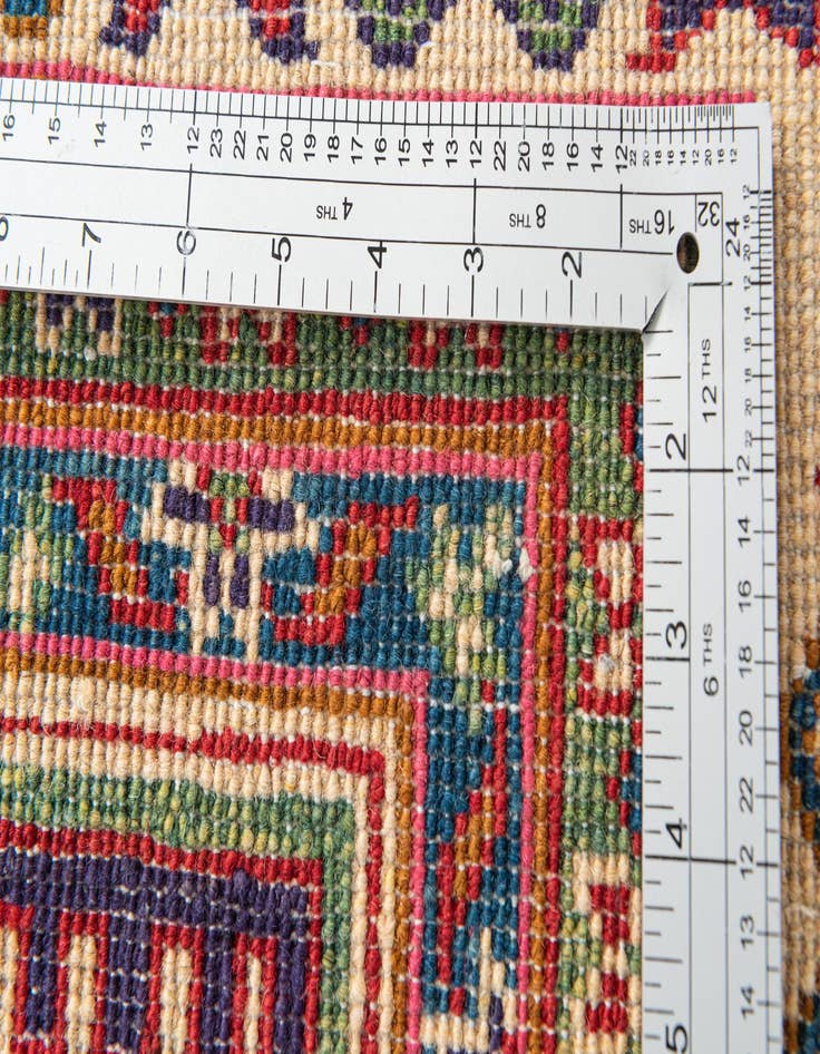 Detail image of 5' 7 x 8'  Hand Knotted Kazak Rug