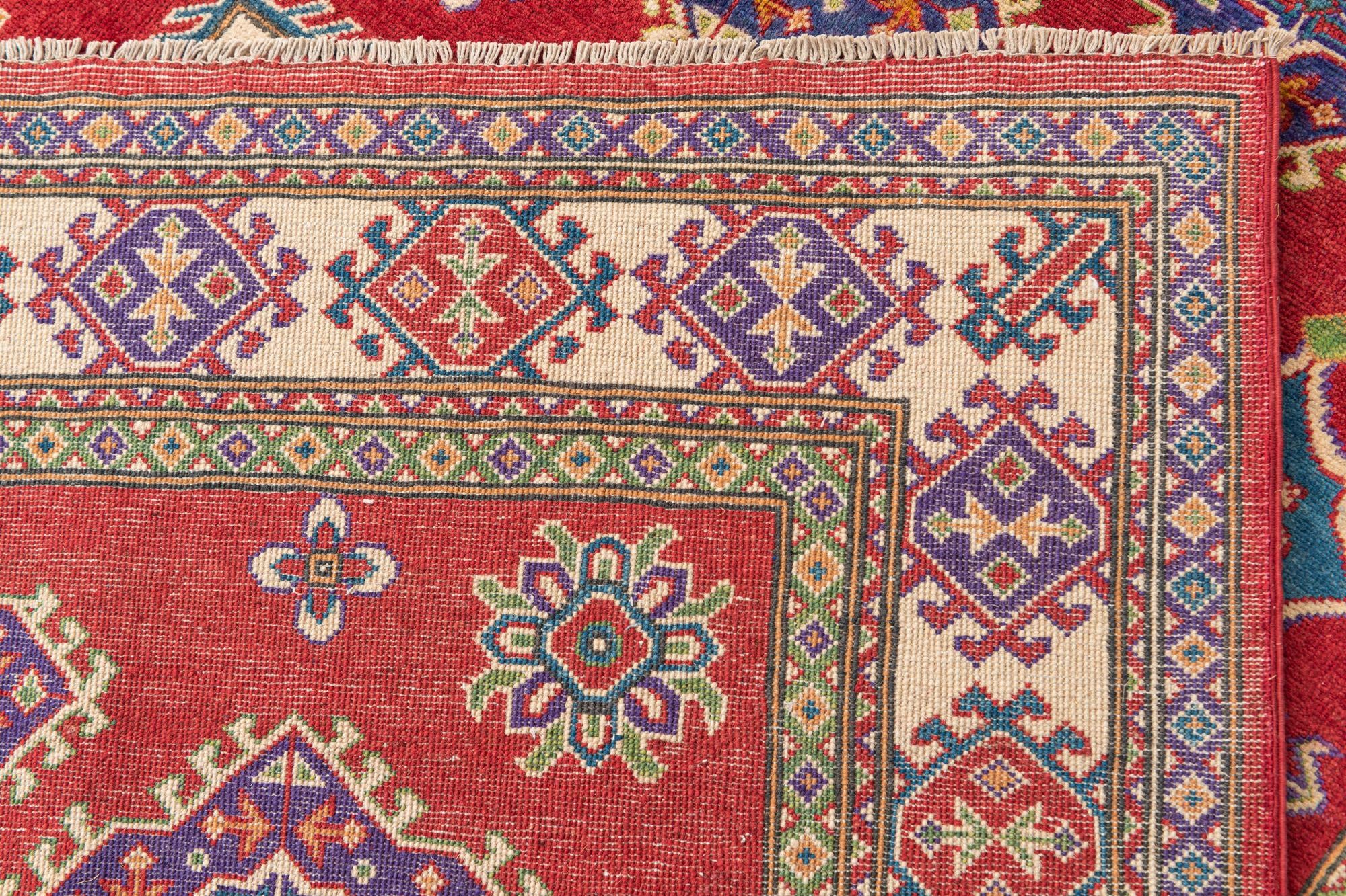 5' 6 x 7' 10 Hand Knotted Kazak Rug