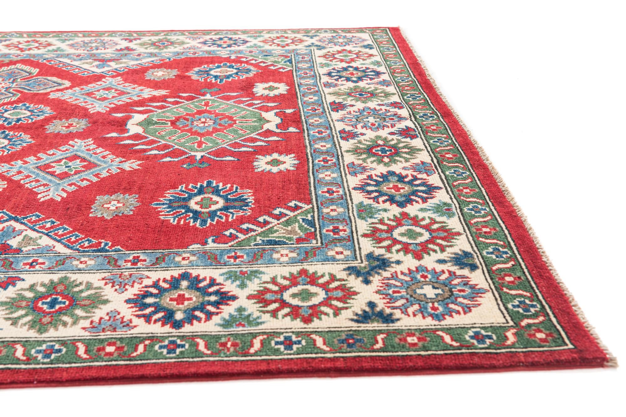 170cm x 245cm anudado a mano Kazak Alfombra