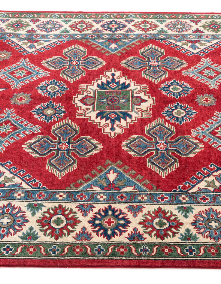 Detail image of 5' 6 x 8' Hand Knotted Kazak Rug