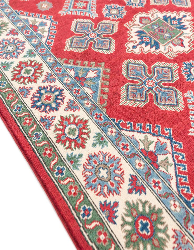 Detail image of 5' 6 x 8' Hand Knotted Kazak Rug