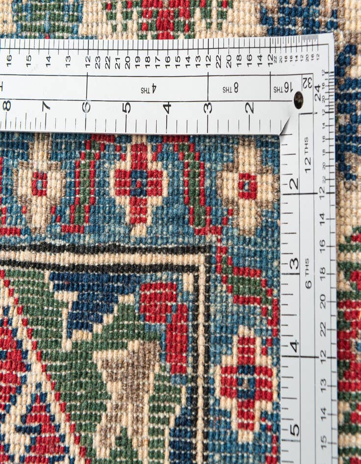 Detail image of 5' 6 x 8' Hand Knotted Kazak Rug