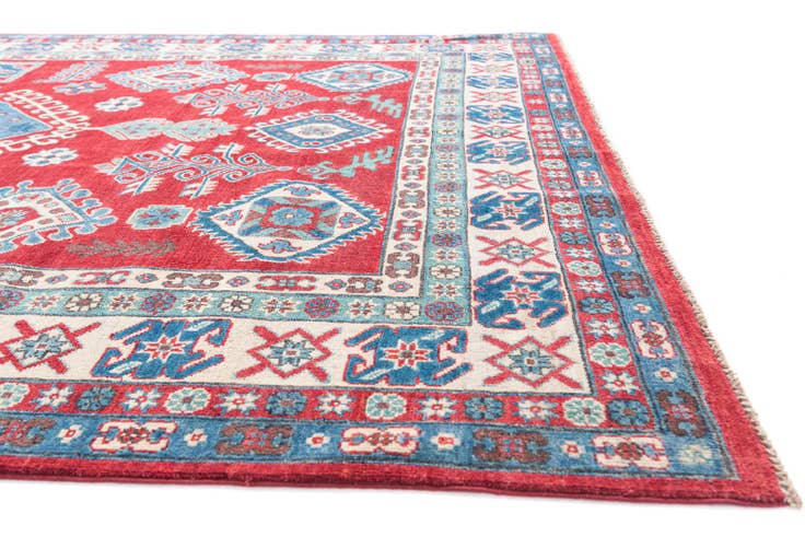 Detail image of 6' 10 x 9' 9 Hand Knotted Kazak Rug