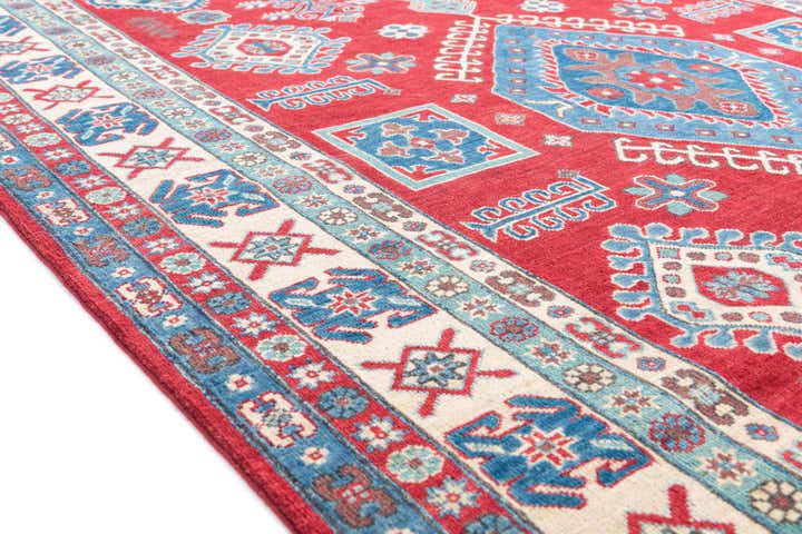 6' 10 x 9' 9 Hand Knotted Kazak Rug