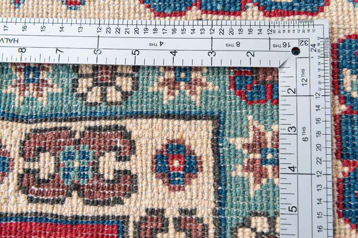 6' 10 x 9' 9 Hand Knotted Kazak Rug