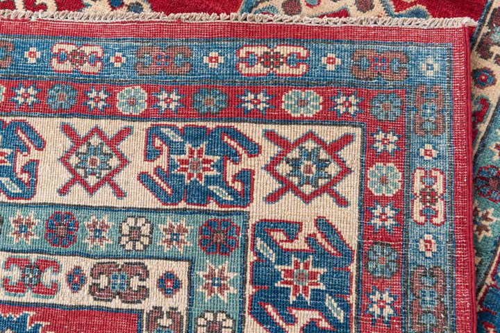 6' 10 x 9' 9 Hand Knotted Kazak Rug
