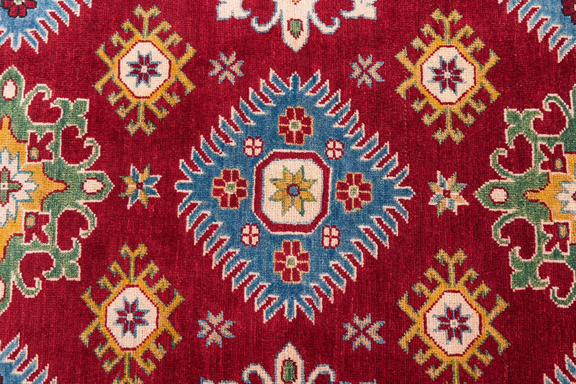 6' 9 x 9' 6 Hand Knotted Kazak Rug